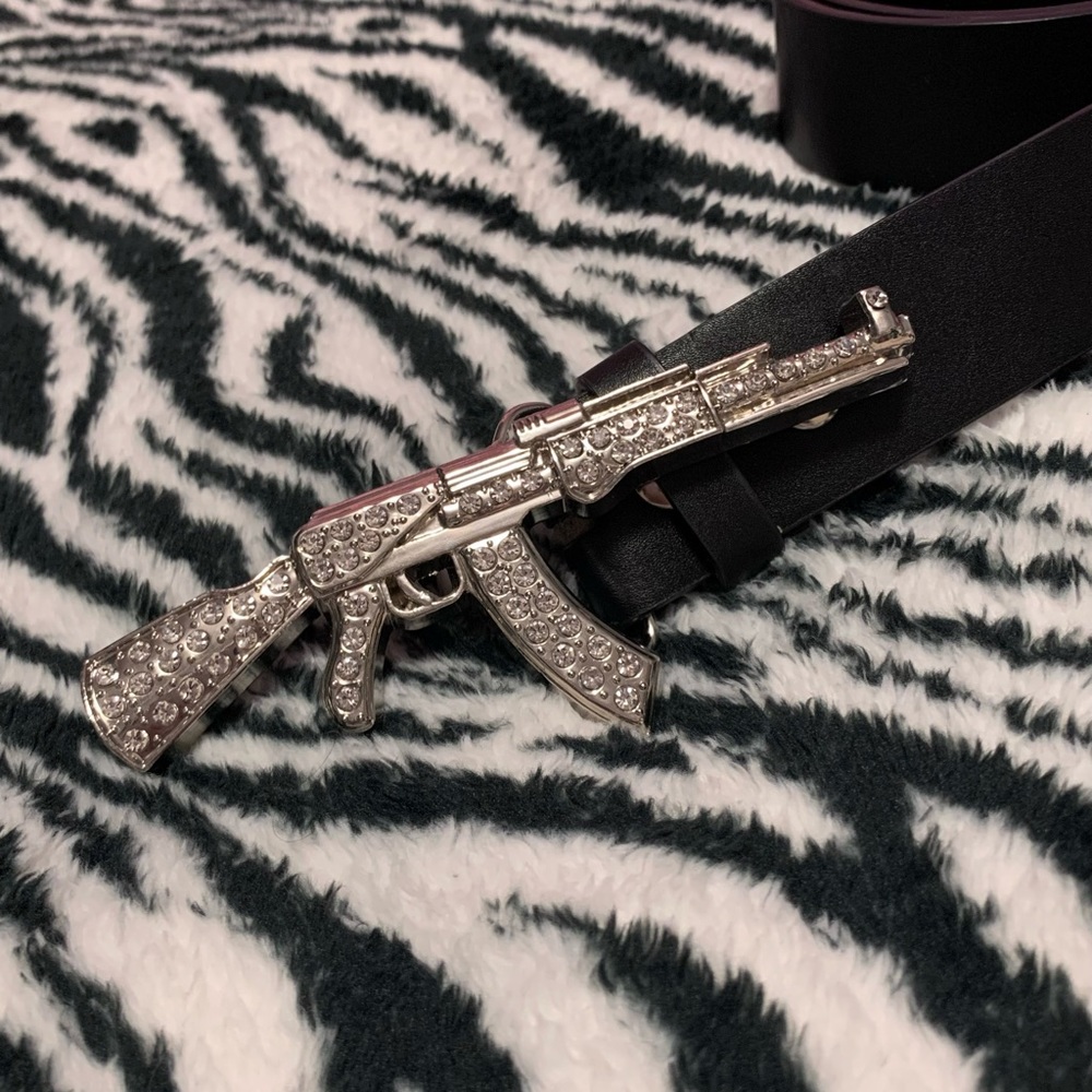 y2k rhinestone belt